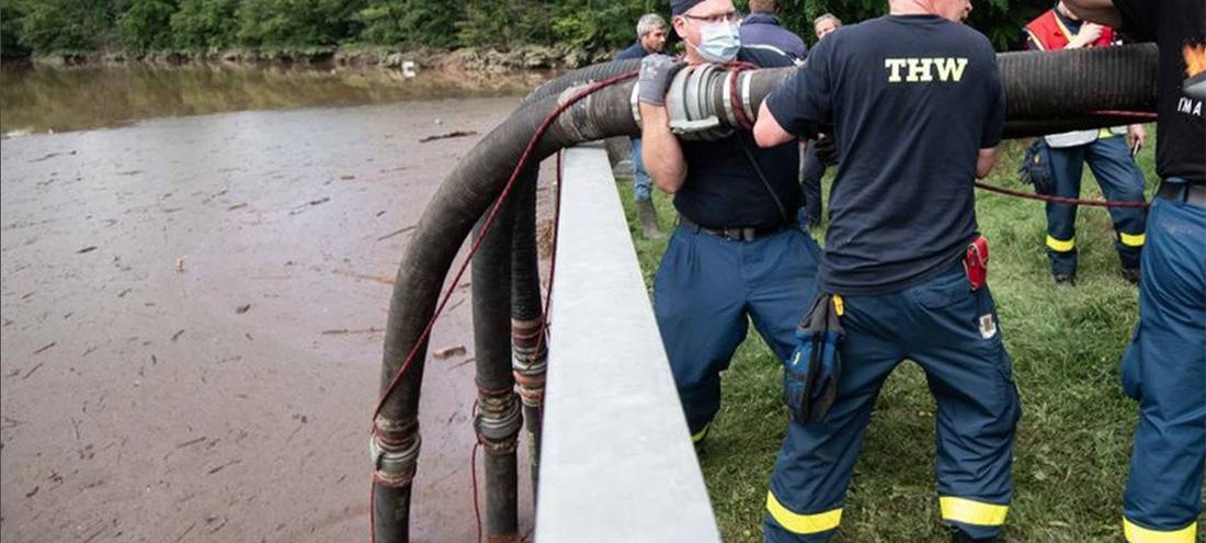 200 Einsatzkräfte aus dem Kreis in Katastrophengebieten