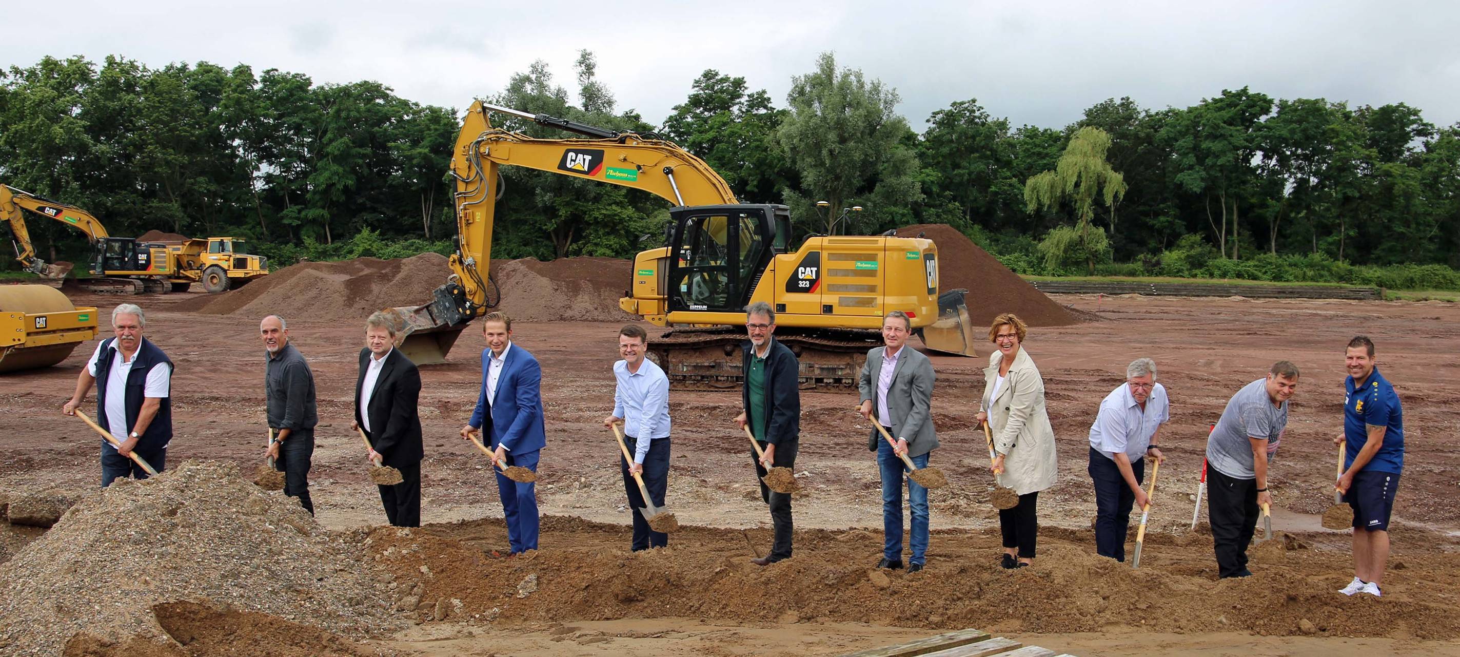 Neubau Sportpark Asberg hat begonnen