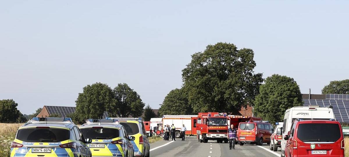 Zwei Tote bei schwerem Verkehrsunfall in Dingden-Nordbrock