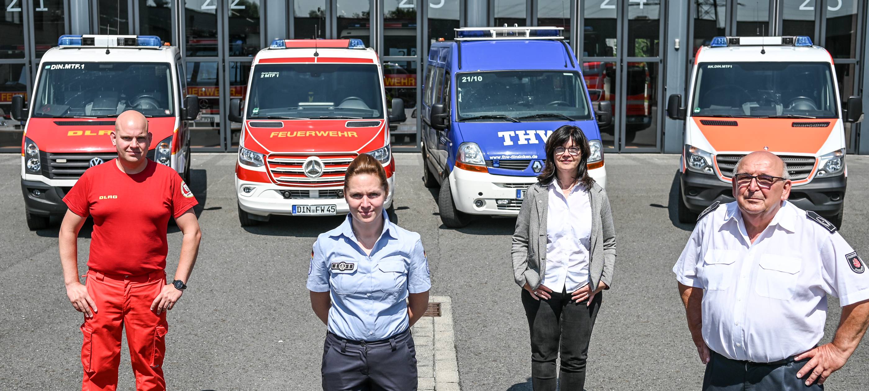 Hochwasserhilfe aus Dinslaken: Retter arbeiten gut zusammen