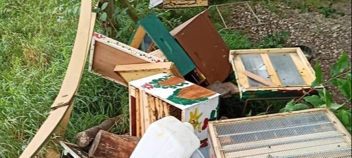 Vandalismus im Waldkindergarten Alpen - Polizei sucht Zeugen