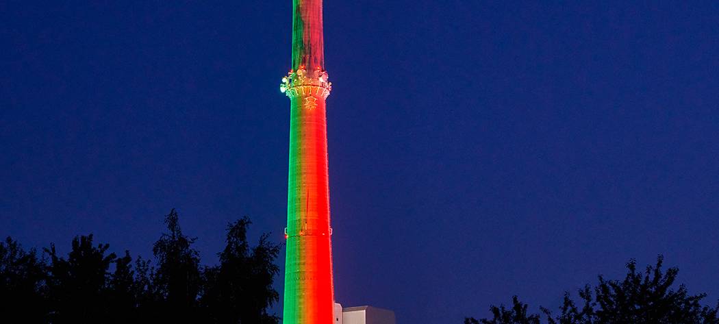 75 Jahre NRW - viele Wahrzeichen erstrahlen in Landesfarben