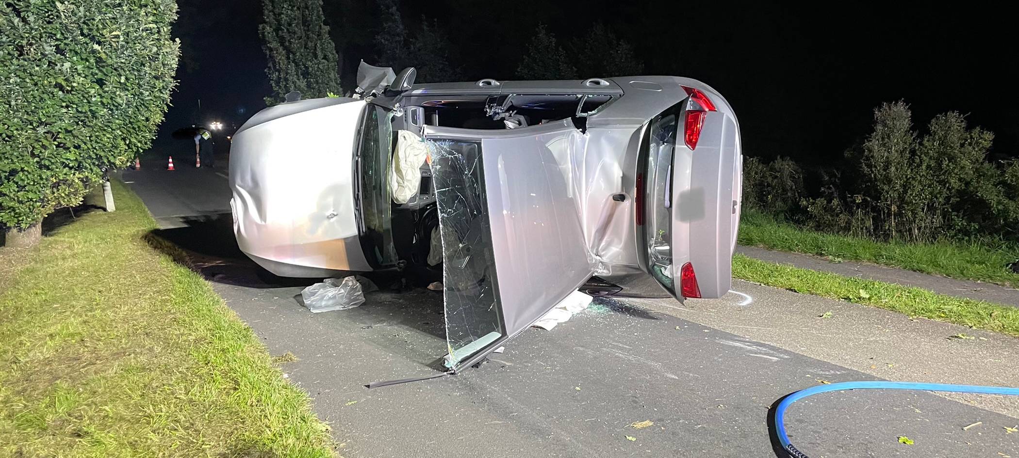 84-Jährige bei Unfall in Hünxe-Bruckhausen schwer verletzt