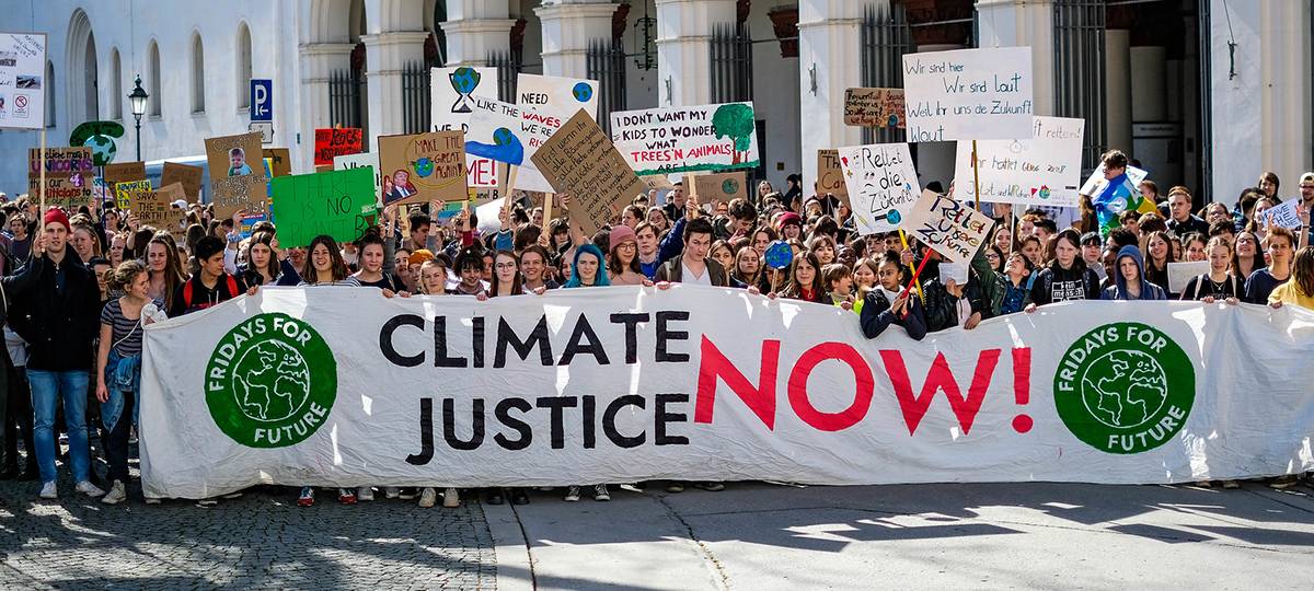 Kreisweit waren etwa 230 für den Klimaschutz auf der Straße