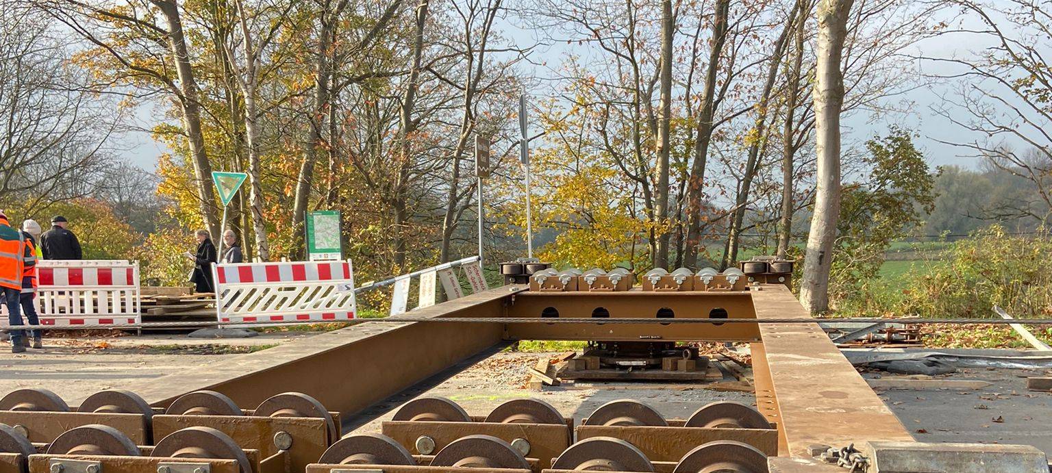 Behelfsbrücke über dem Wesel-Datteln-Kanal endlich weg