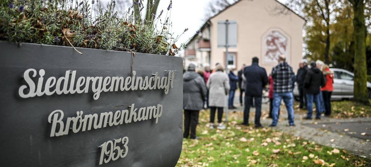Protest gegen Ausbau der Brömmenkampsiedlung in Hünxe