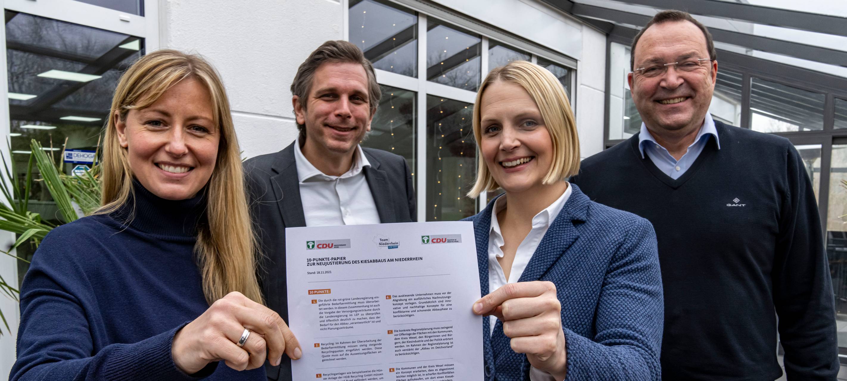 CDU stellt "Zehn-Punkte-Plan" zum Kiesabbau im Kreis vor