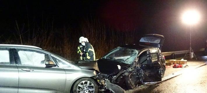 Fünf Verletzte nach Unfall auf der A57 bei Sonsbeck