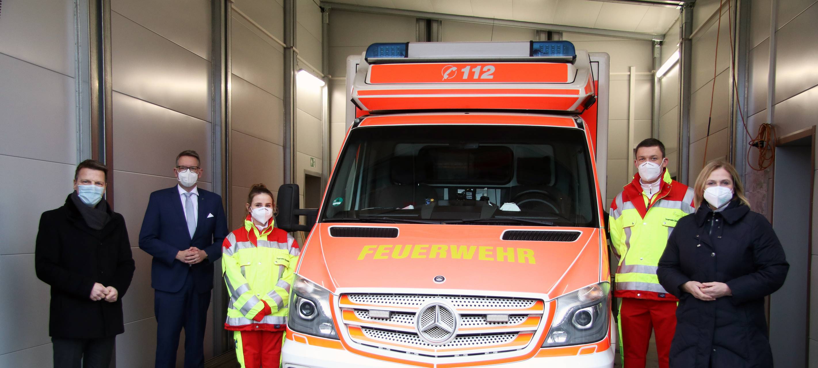 Voerder Container-Rettungswache jetzt offiziell in Betrieb