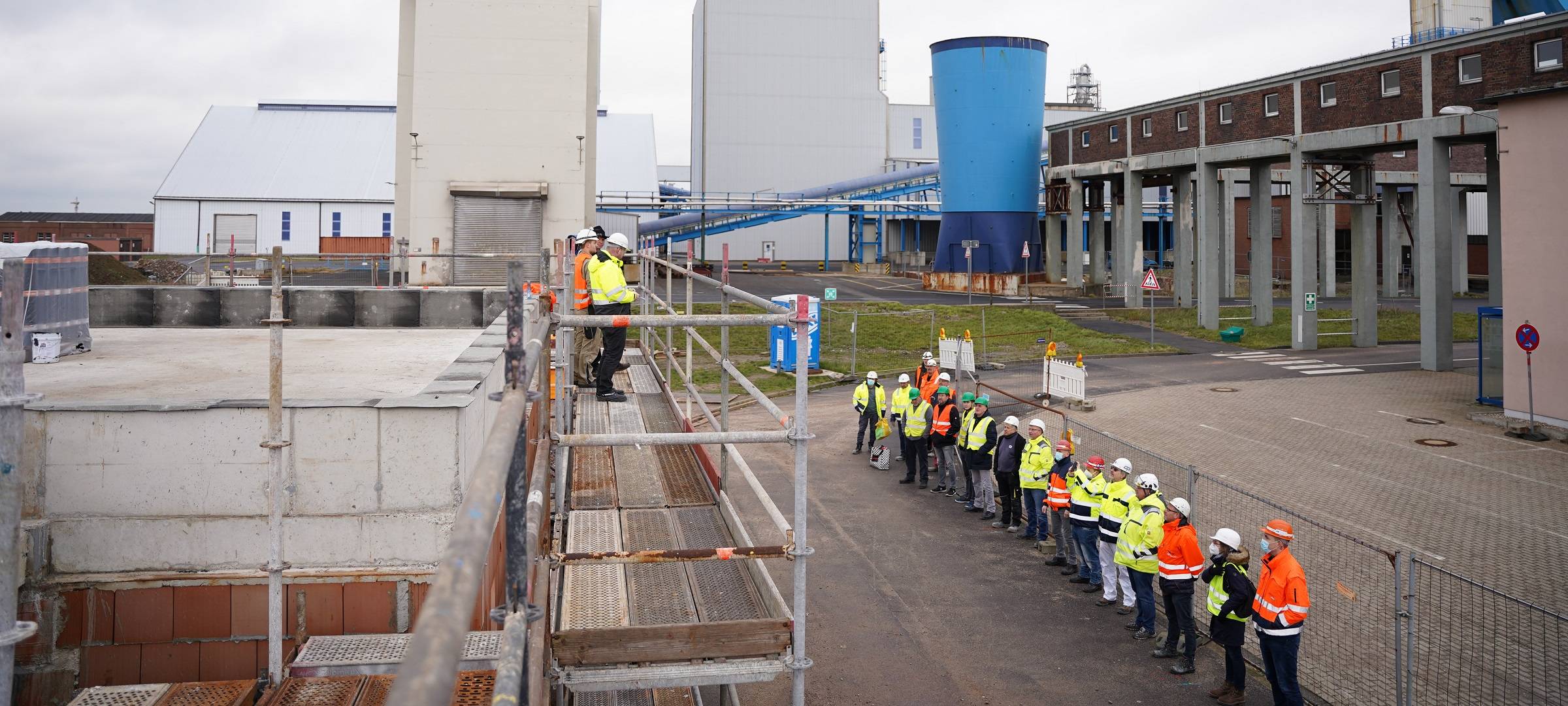 K+S investiert in Borth: Neues Gebäude für Grubenwehr