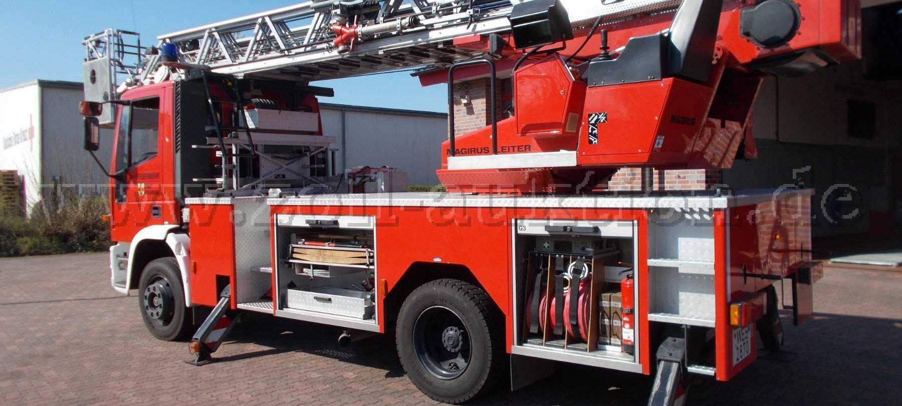 Drehleiter-Wagen der Rheinberger Feuerwehr wird versteigert