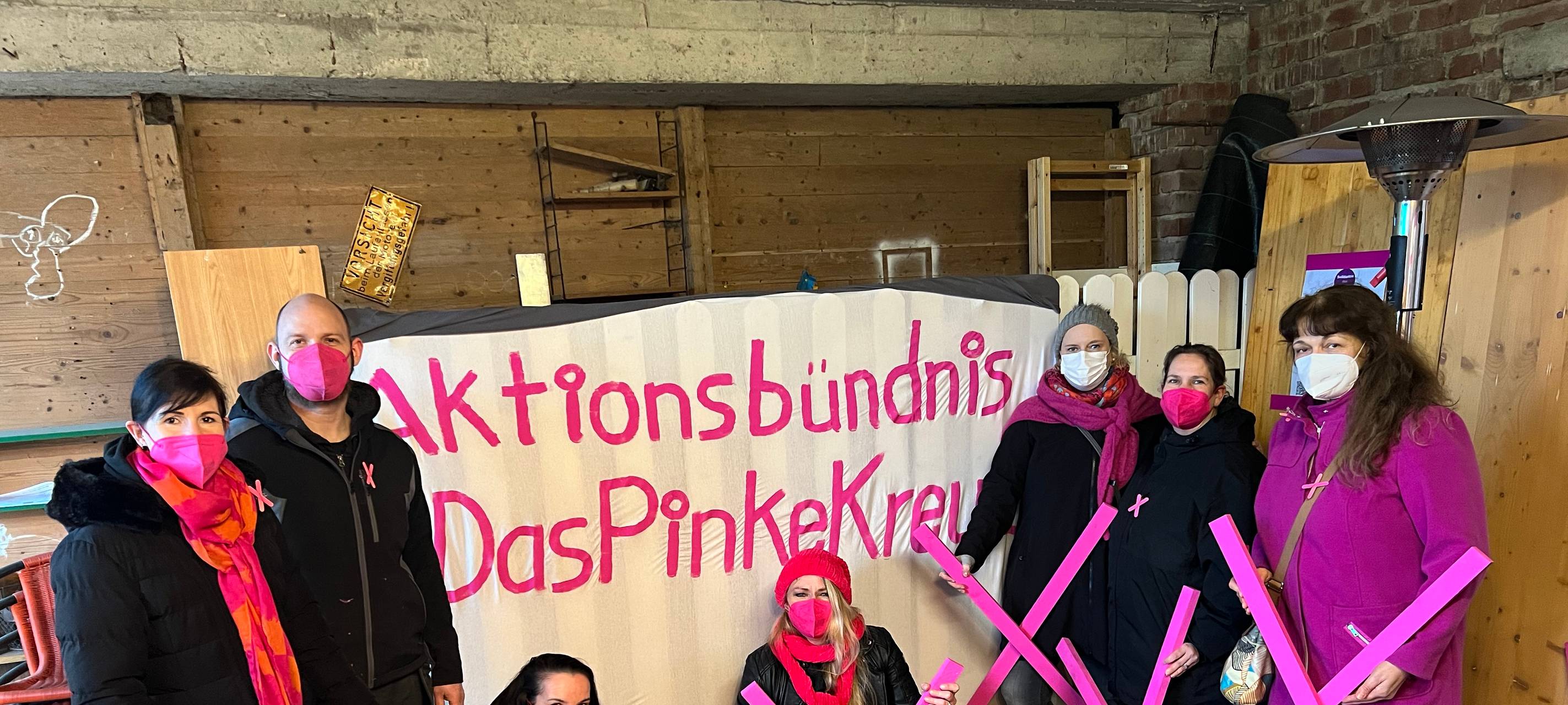 #DasPinkeKreuz: Aktionsbündnis gegen Kiesabbau