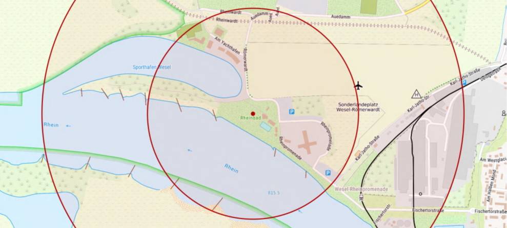 Bombe an der Rheinpromenade in Wesel erfolgreich entschärft