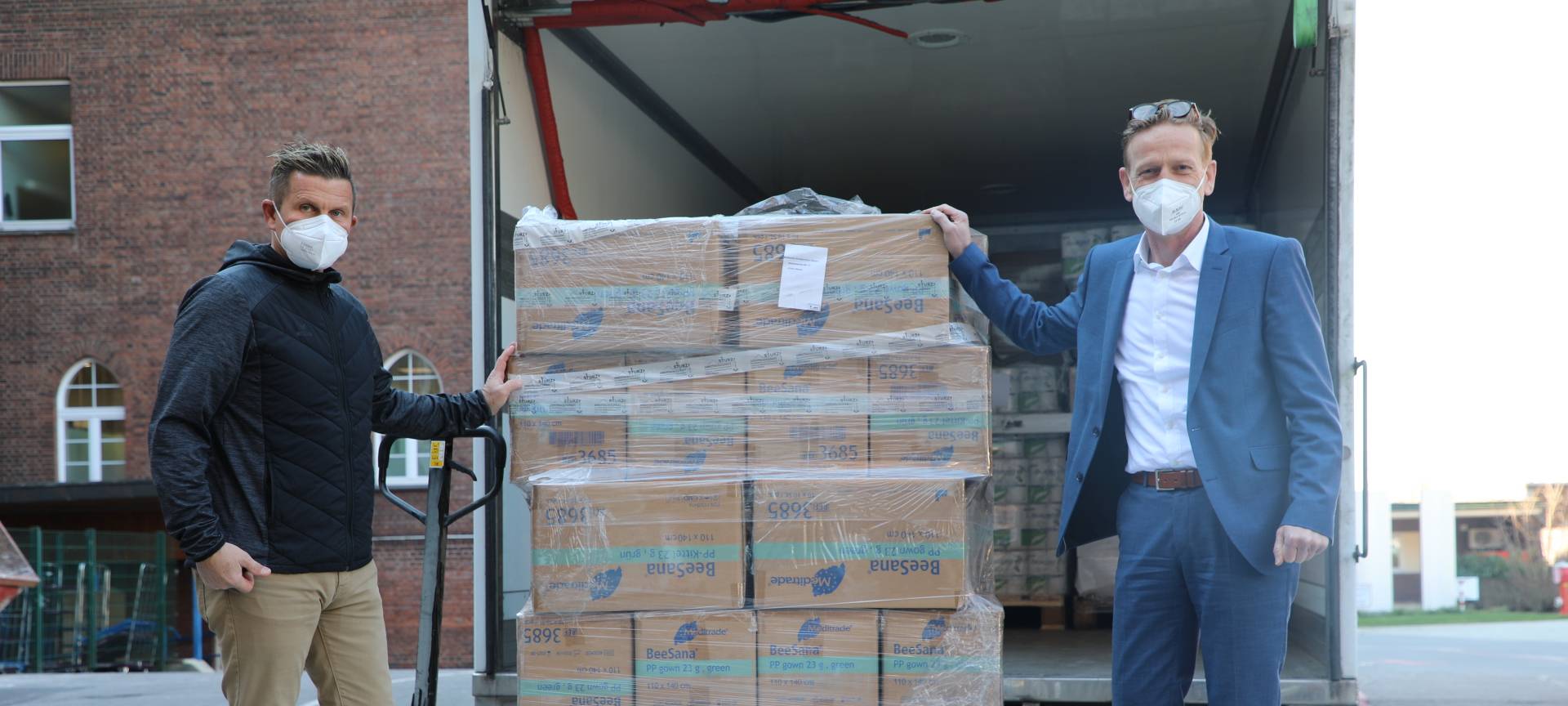 Moerser Bethanien schickt Hilfslieferung Richtung Ukraine