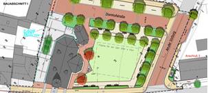 In Alpen gab es wieder Probleme beim Umbau der "Neuen Mitte"