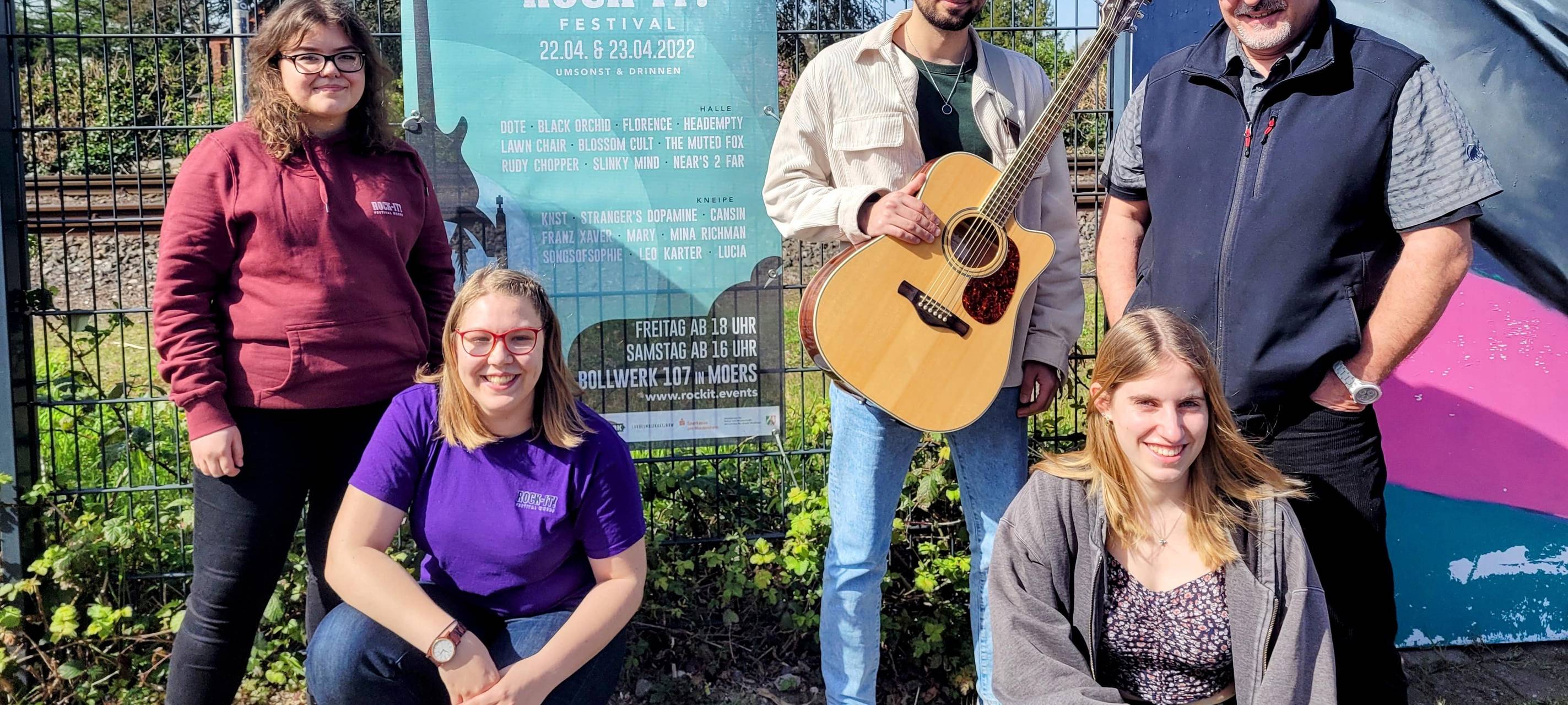 Junge Bands spielen am Wochenende beim Rock-it! Festival in Moers