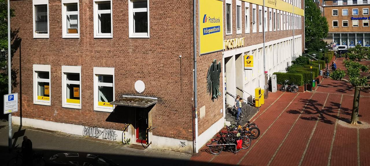 Betriebsversammlung bei der Postbank in Wesel