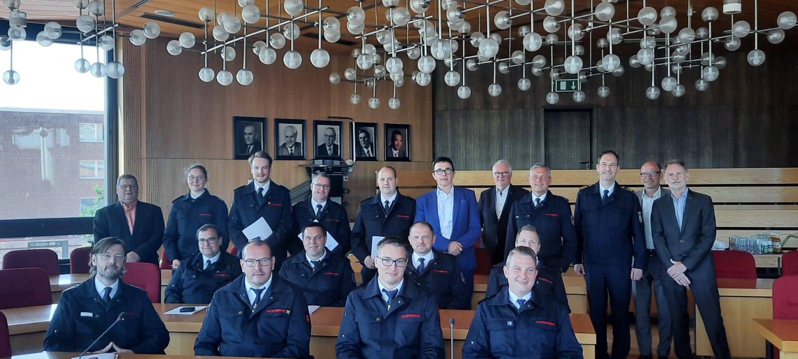 Feuerwehrleute aus Kamp-Lintfort für Fluteinsatz geehrt