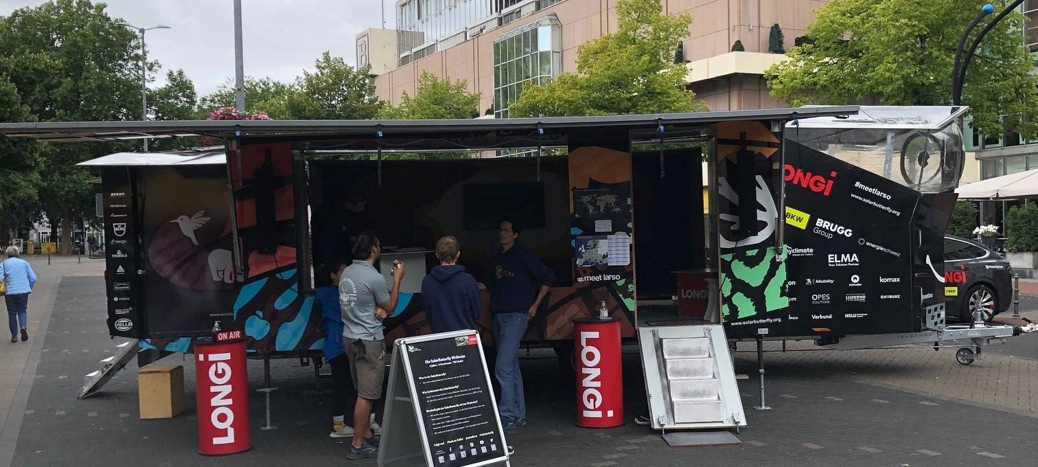 Solarbetriebenes TinyHouse auf Rädern machte Halt in Moers
