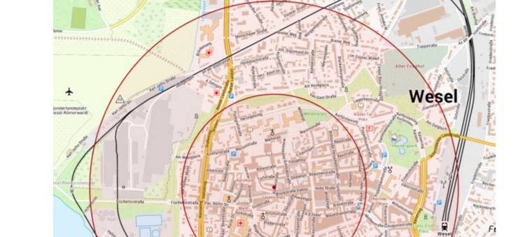 Bombe in Wesel entschärft