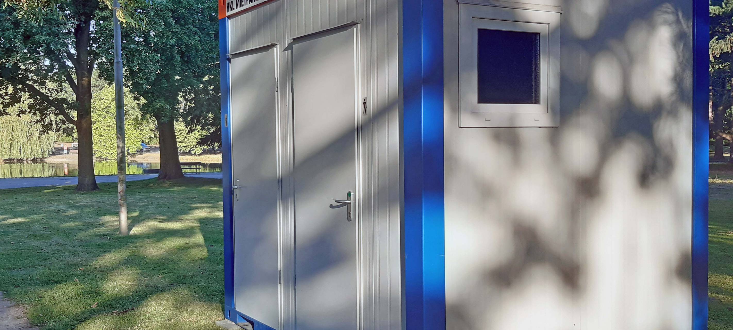 Im Moerser Freizeitpark gibt es wieder eine Toilette