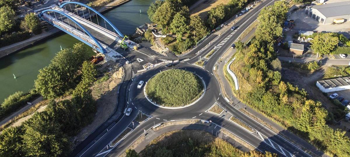 Neue Kanalbrücke in Hünxe wird schon bald eröffnet