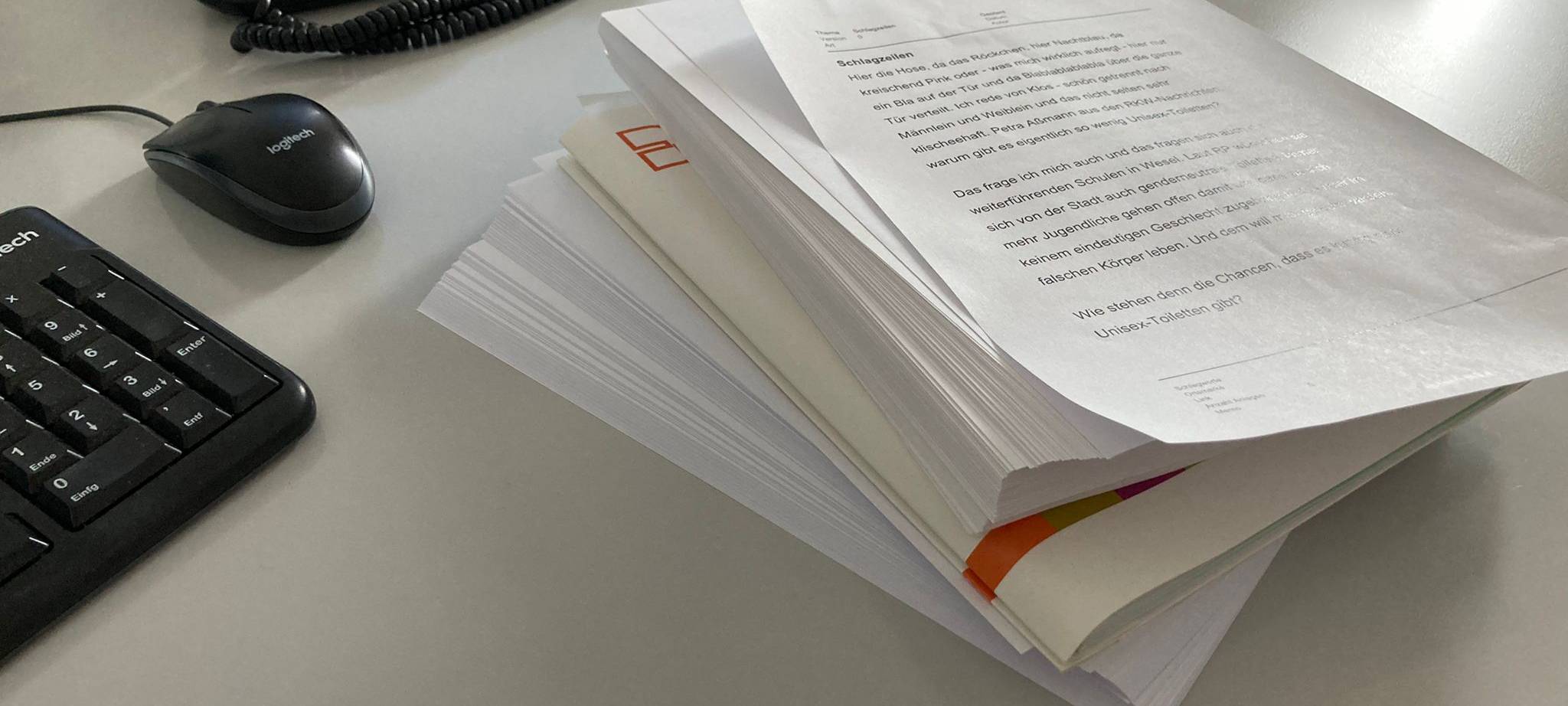 Weseler Kreisverwaltung nutzt fast nur Recyclingpapier