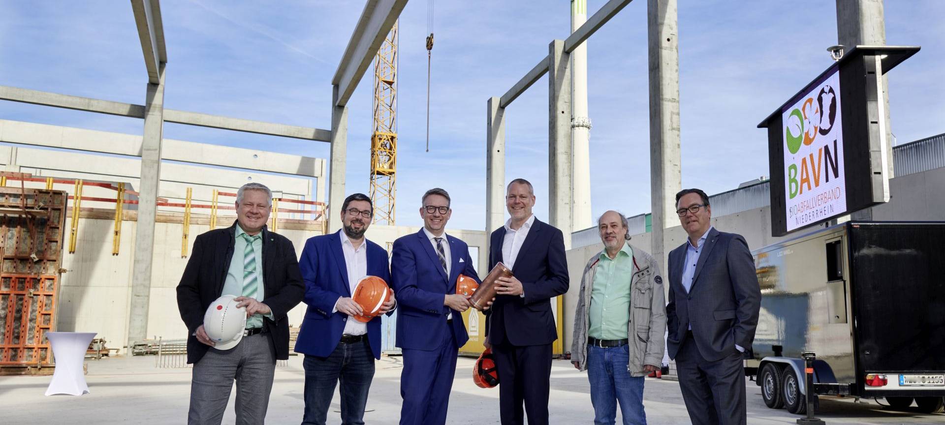 Grundstein für neue Bioabfallanlage in Kamp-Lintfort gelegt