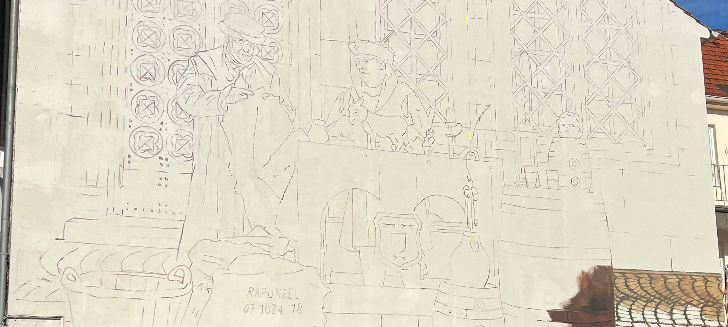 Wandbild zeigt erfolgreiche Geschichte der Hansestadt Wesel