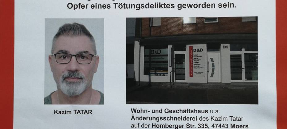 Mord in Moers: Leiche von Kazim Tatar gefunden