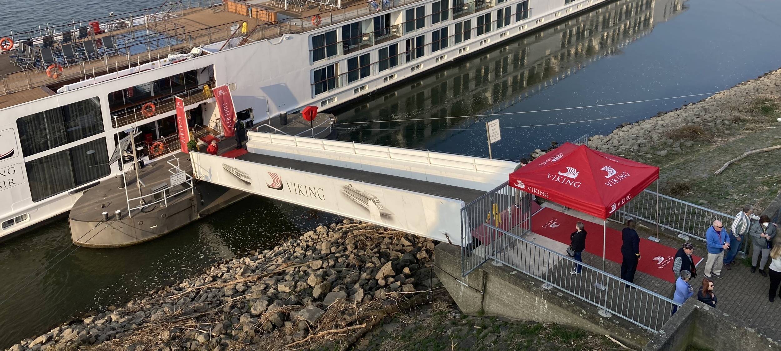 Nach Baustellenpause: Kreuzfahrtschiffe zurück in Wesel