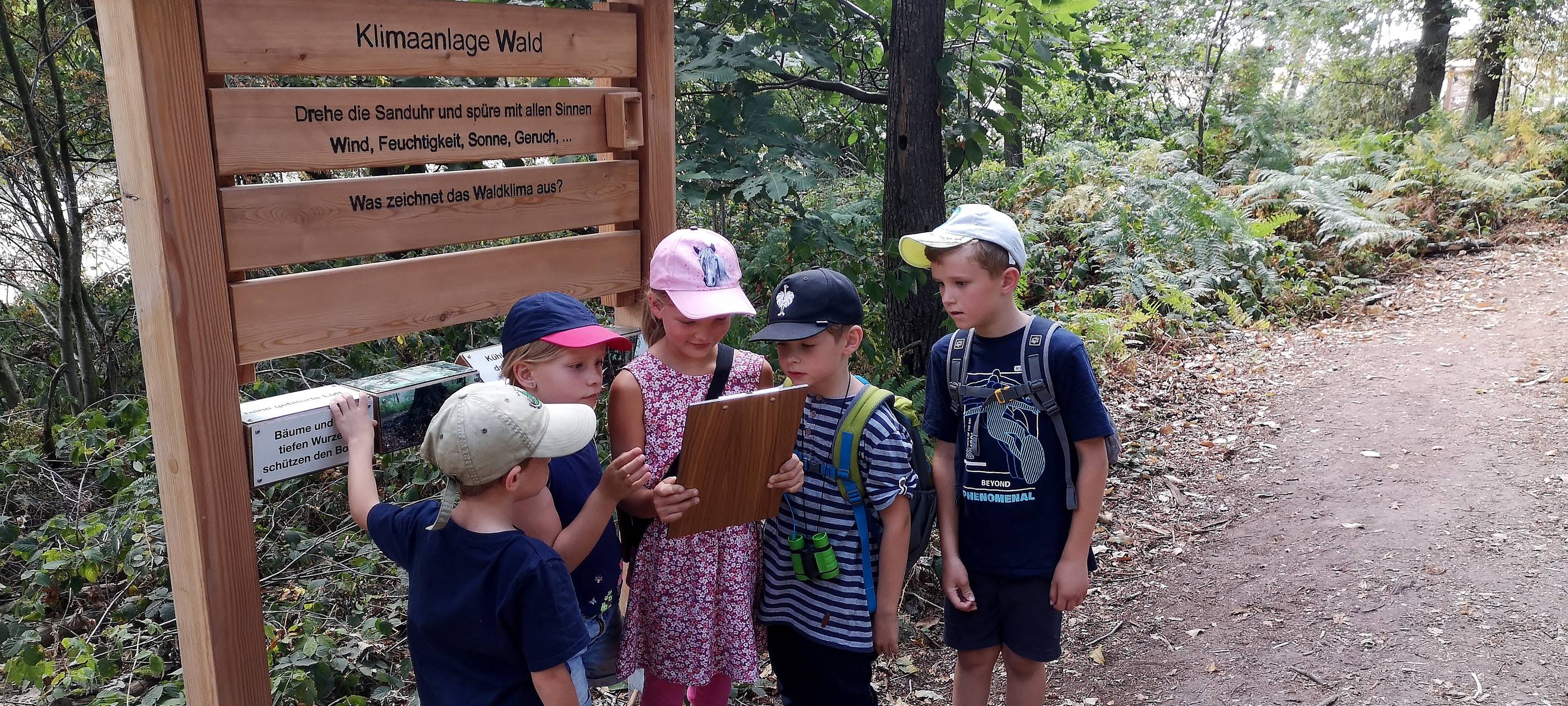 KlimaWaldErlebnis-Lehrpfad in Sonsbeck