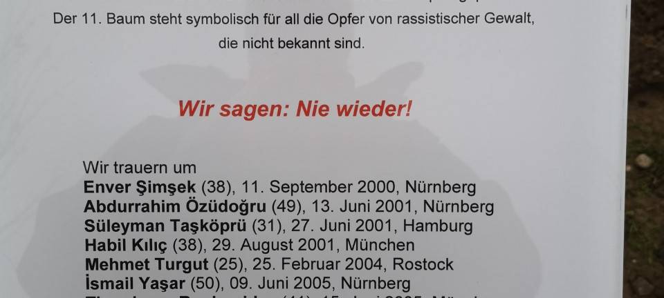 Voerde: Mahnmal für die Opfer rechtsextremer Gewalt