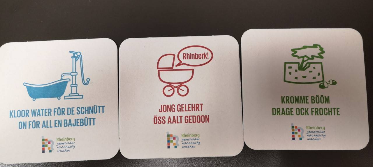 Rheinberg: Plattdeutsche Botschaften für mehr Nachhaltigkeit