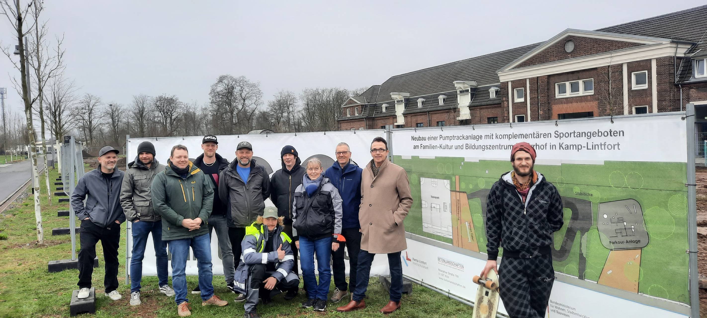 Kamp-Lintforter Zechenpark bekommt eine Pumptrack-Anlage