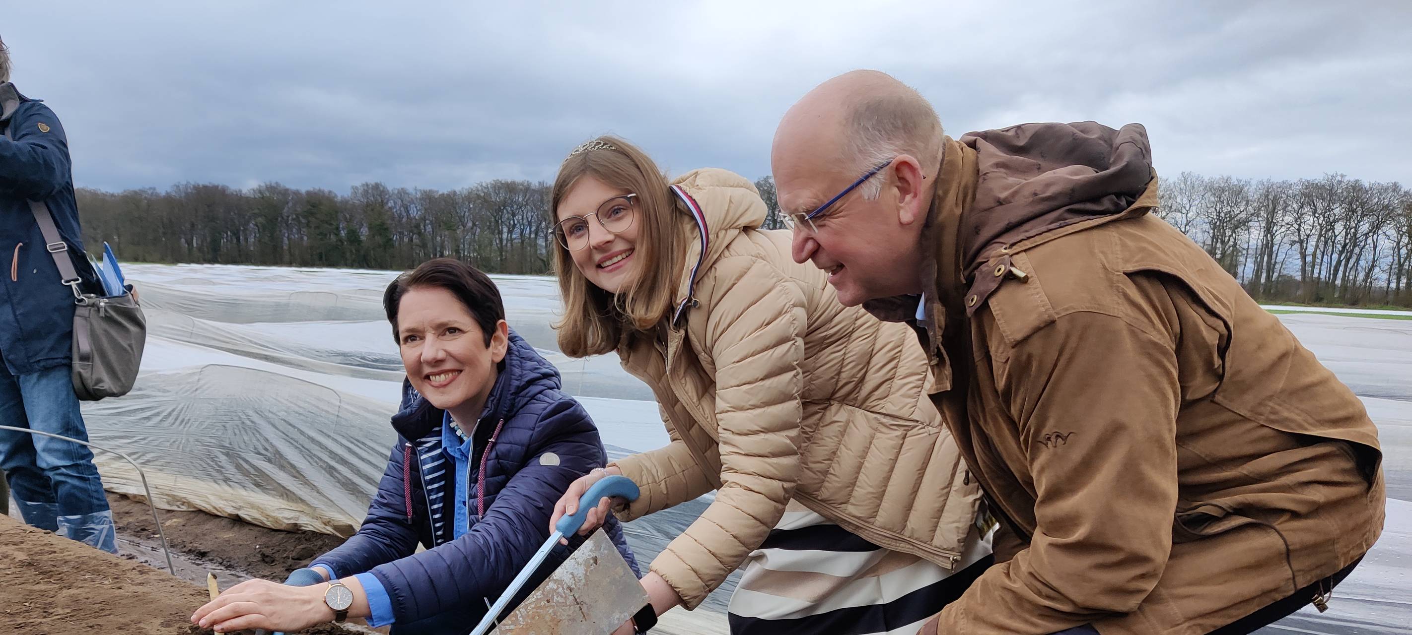 Offizielle Eröffnung der Spargelsaison in Wesel