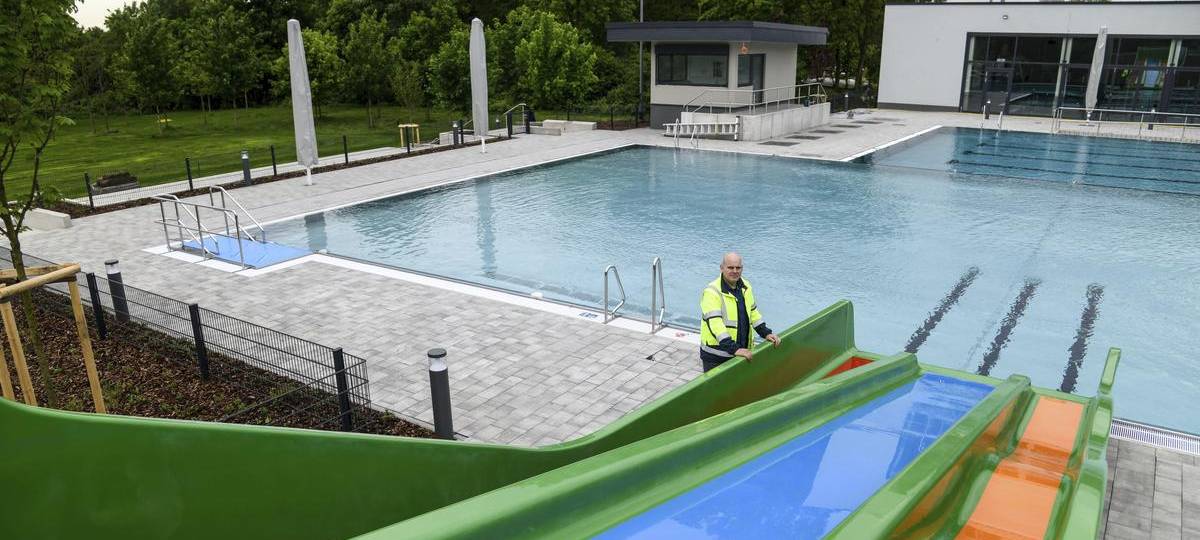 In Dinslaken wird die Außenanlage am Dinamare neu eröffnet