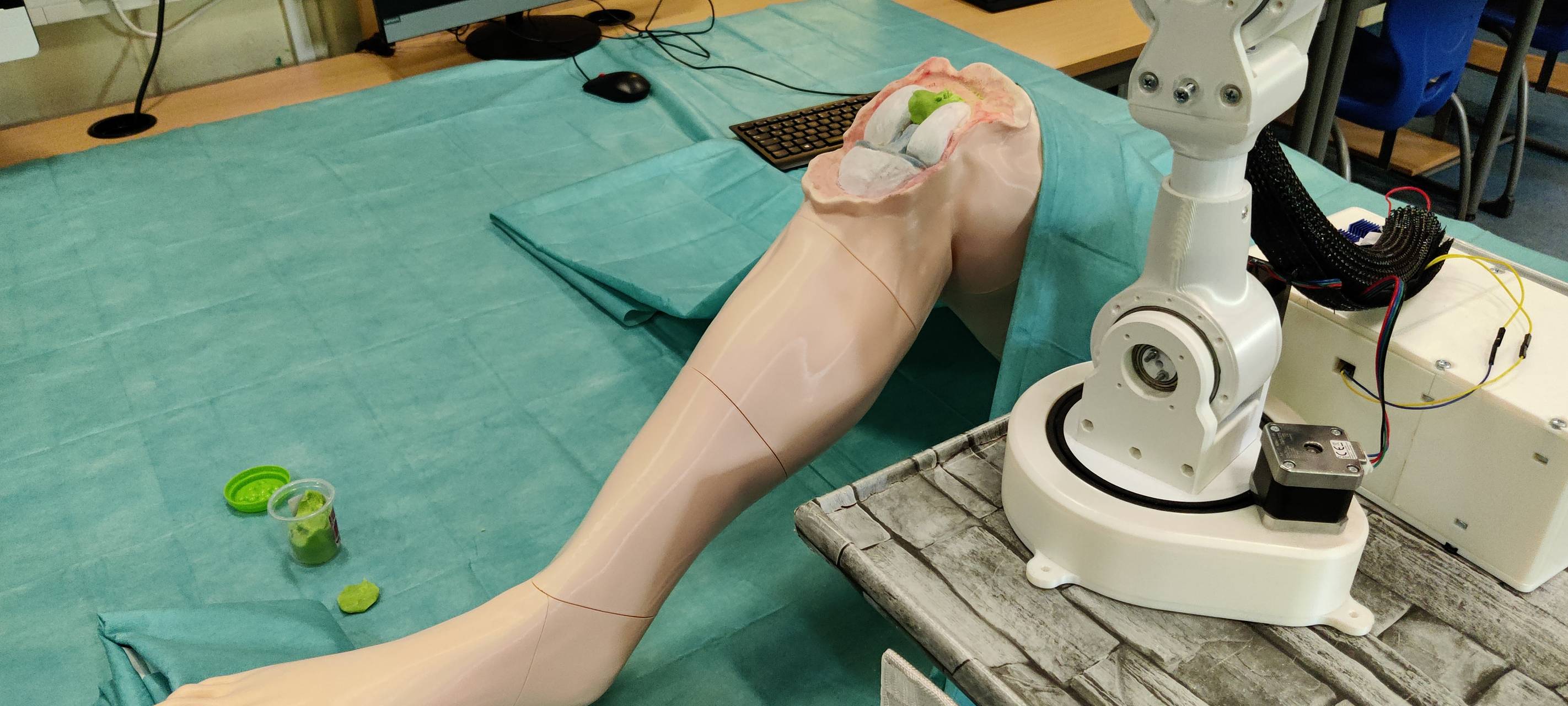 Knie-OP im Klassenzimmer