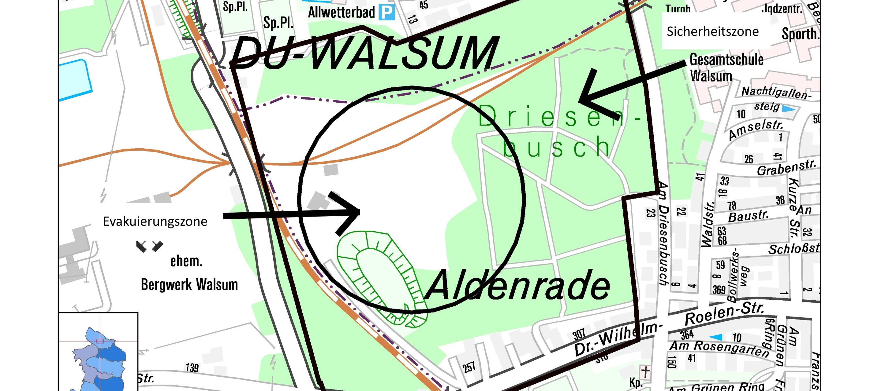 Fünf-Zentner-Bombe in Duisburg Walsum entschärft