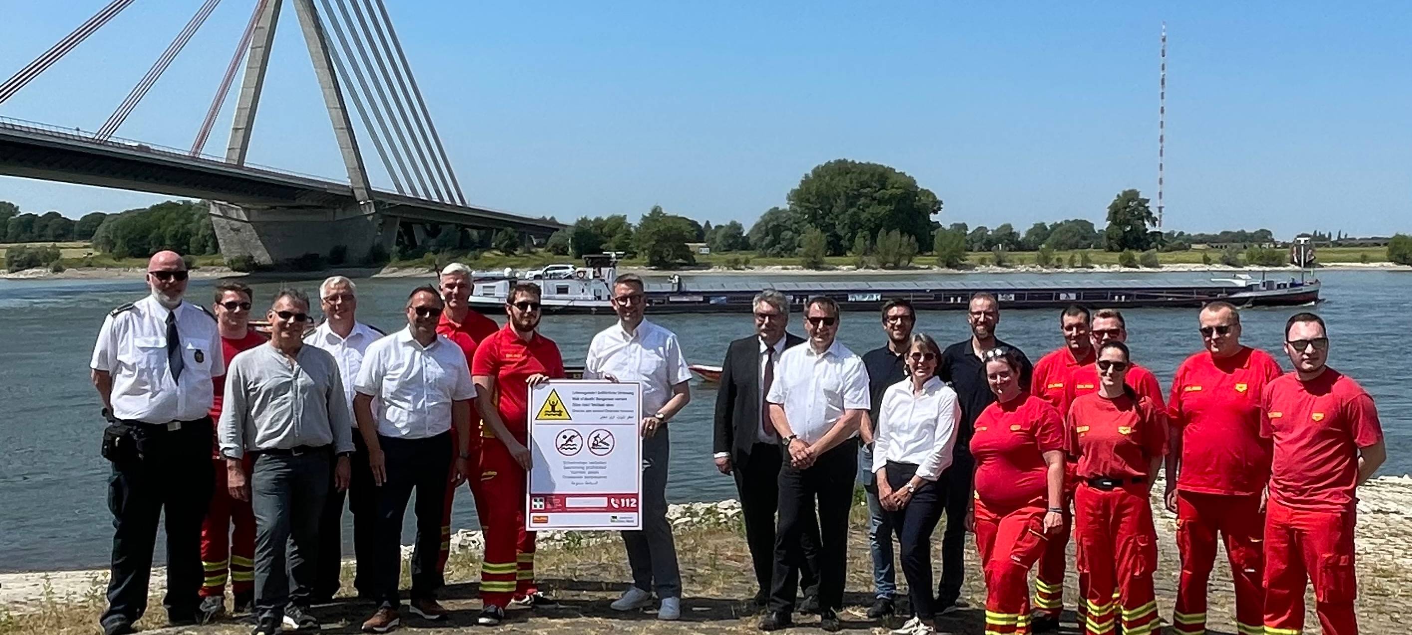 Kreis Wesel will neue Warnschilder am Rheinufer aufstellen