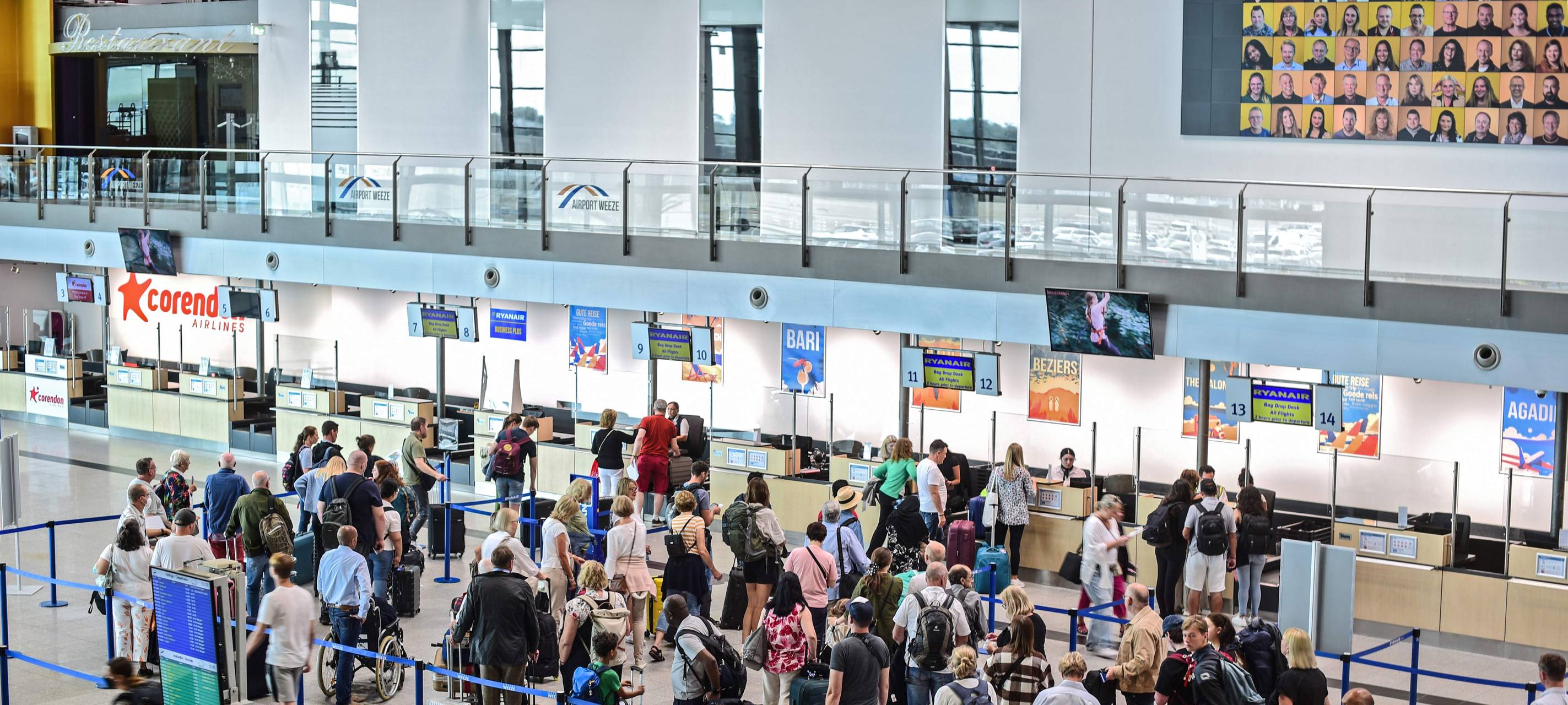 Deutlich mehr Passagiere am Flughafen in Weeze