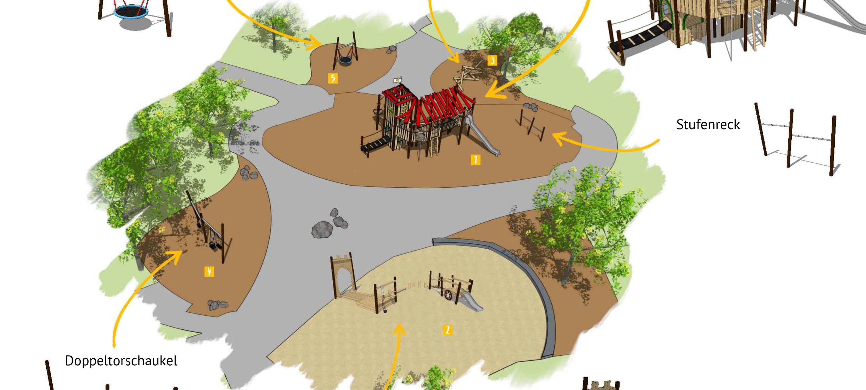 Moerser Spielplatz am Kastell wird ab heute runderneuert