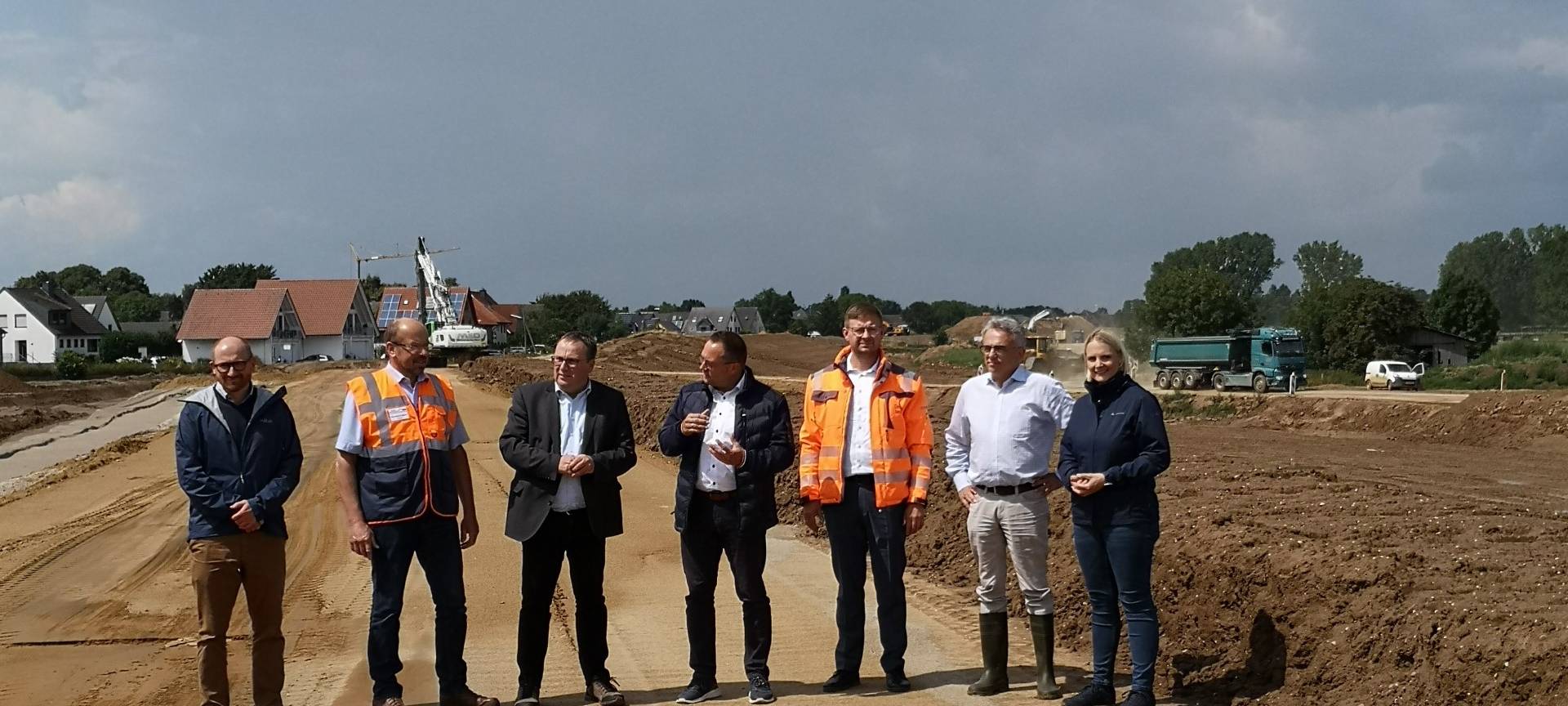 Xanten: Deichsanierung in Rekordtempo