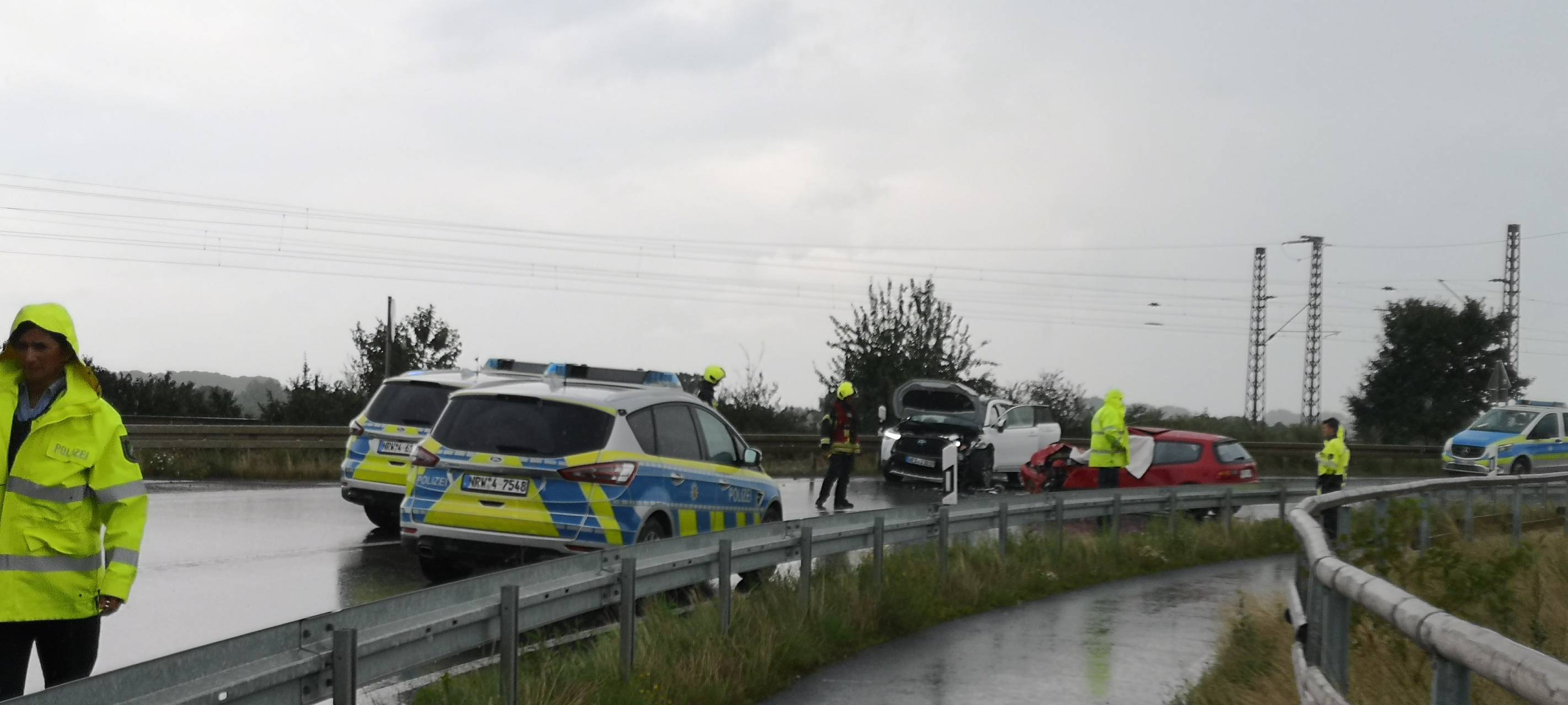 Tödlicher Unfall an der B8-Baustelle bei Wesel