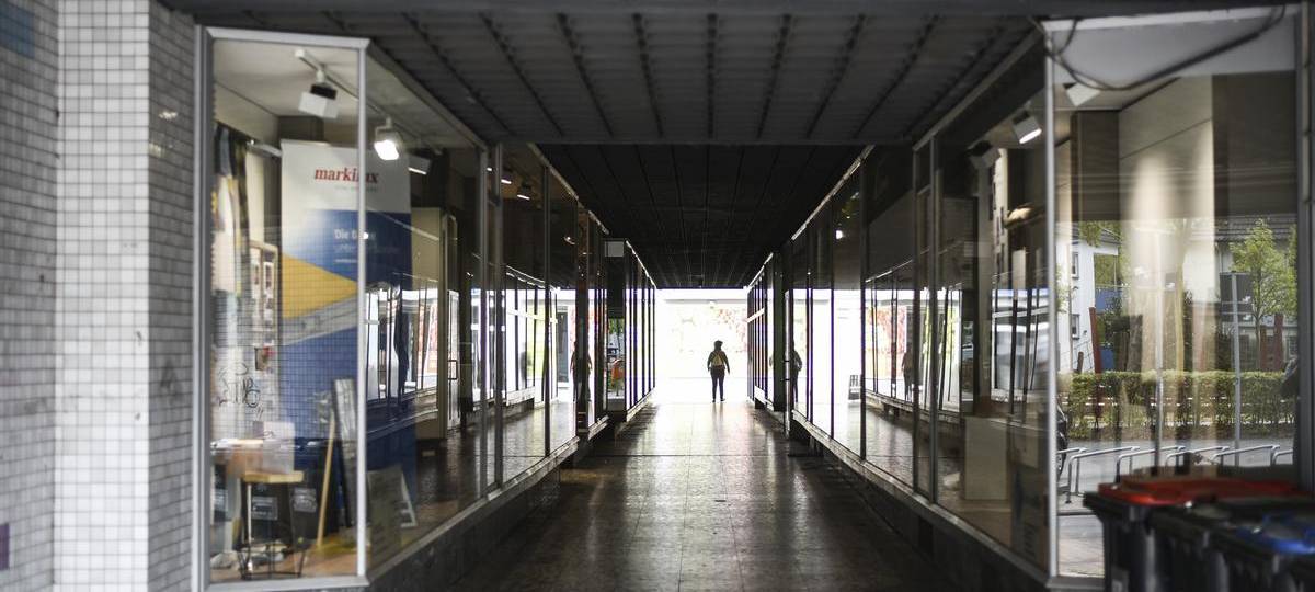 Dach der Bohlenpassage in Dinslaken verfällt immer mehr