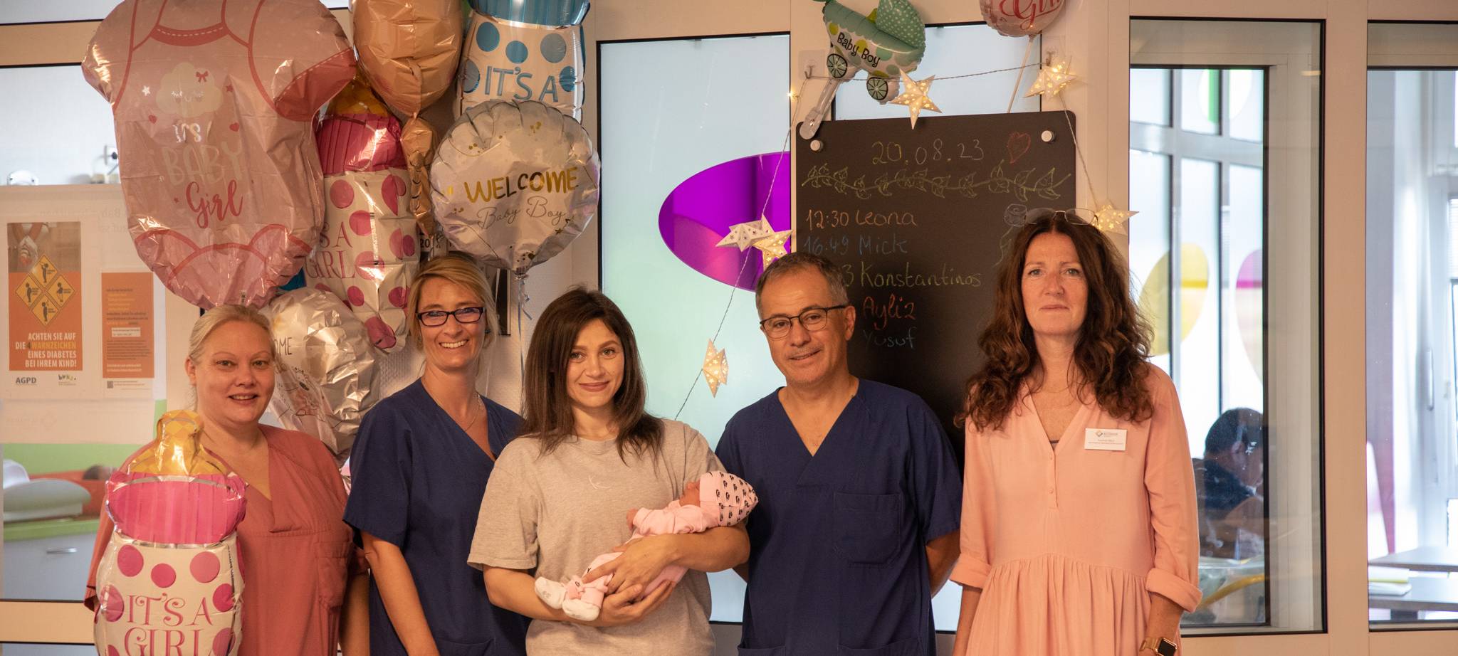 "Amara" ist das 1000ste Baby im Bethanien in diesem Jahr