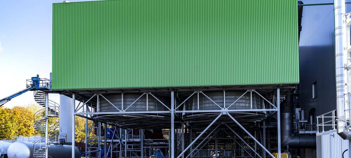 Das Holz-Energiezentrums in Dinslaken geht in Betrieb