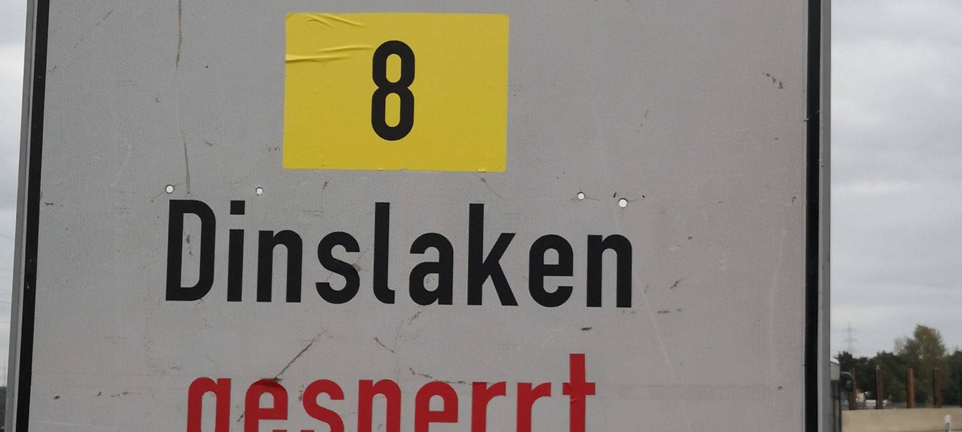 B8 im Dinslakener Süden wieder frei