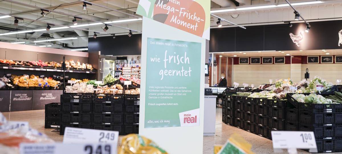 "Mein Real"-Supermärkte sind wieder in Insolvenz