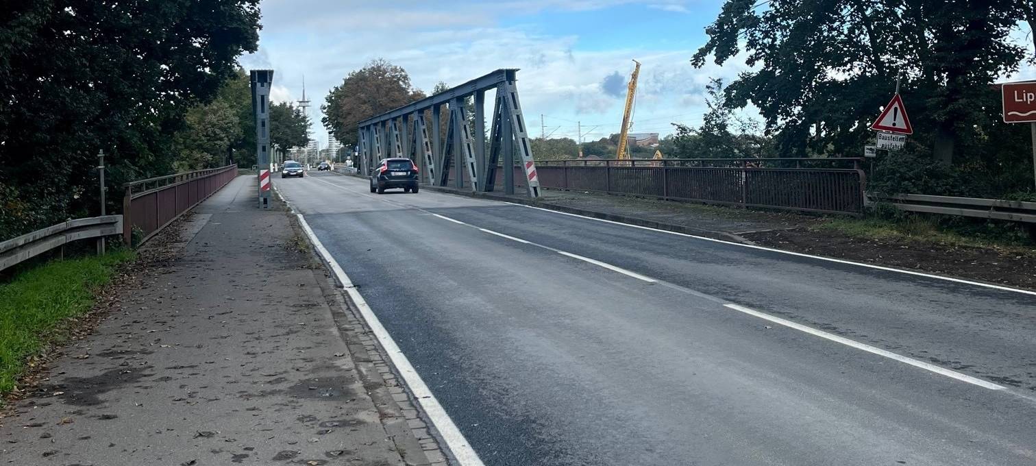 B8-Sperrung zwischen Wesel und Voerde früher aufgehoben